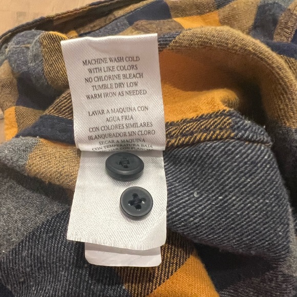 Bear Camp Boy's Timothy Long Sleeve Plaid Flannel Button Down Shirt Size 5 - Picture 10 of 12